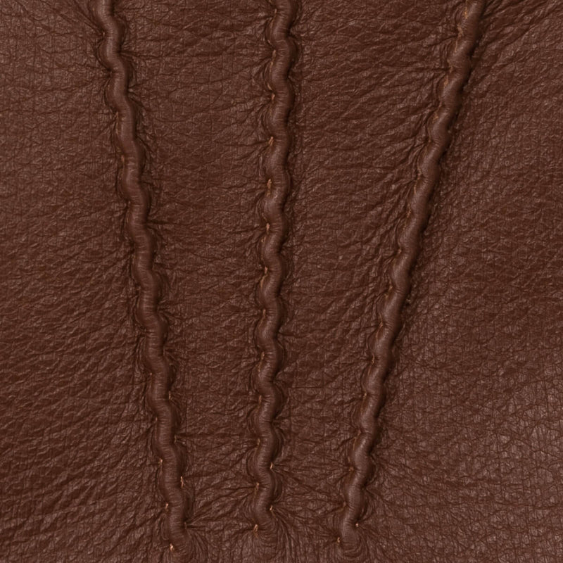 Deerskin Leather Gloves Men Brown - Handmade in Italy – Luxury Leather Gloves – Handmade in Italy – Fratelli Orsini® - 5