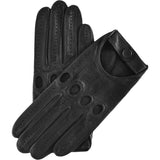 Men's Driving Gloves - Black - Made in Italy – Luxury Leather Gloves – Handmade in Italy – Fratelli Orsini® - 1