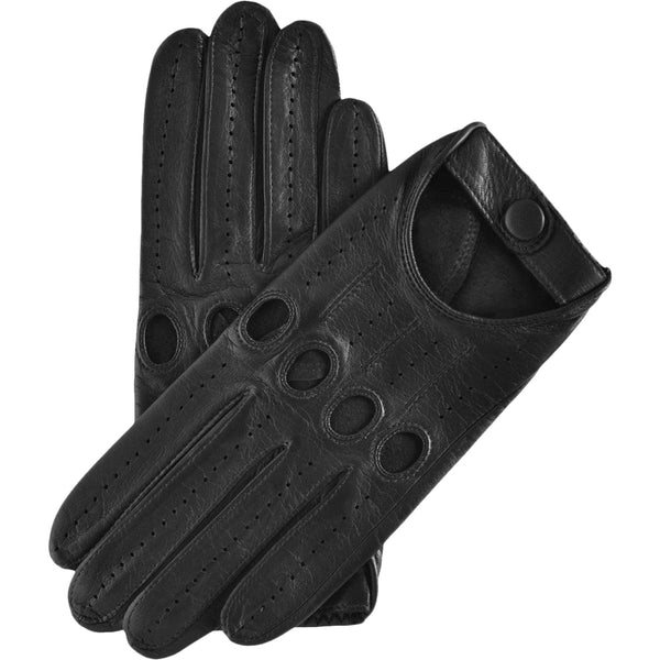 Driving Gloves Black - Touchscreen - Made in Italy – Luxury Leather Gloves – Handmade in Italy – Fratelli Orsini® - 1