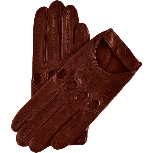 Driving Gloves Brown - Touchscreen - Made in Italy – Luxury Leather Gloves – Handmade in Italy – Fratelli Orsini® - 1