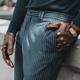 Mario (brown) - Italian lambskin leather driving gloves - Fratelli Orsini - Luxury Driving Gloves - Handmade in Italy - 5