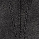 Antonio (black) - Italian peccary leather gloves with cashmere lining - Fratelli Orsini - Luxury Leather Gloves - Handmade in Italy - 3