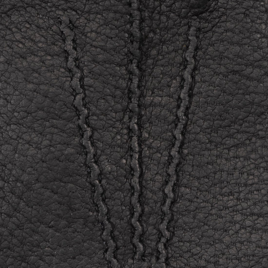 Antonio (black) - Italian peccary leather gloves with cashmere lining - Fratelli Orsini - Luxury Leather Gloves - Handmade in Italy - 3
