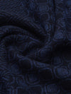 Bruno (blue) - warm and soft Italian scarf from wool blend - Fratelli Orsini - Luxury Italian Scarf - Handmade in Italy - 4