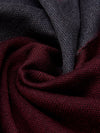 Romeo (red/grey) - warm and soft scarf from 100% wool - Fratelli Orsini - Luxury Wool Scarf - Handmade in Italy - 3