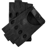 Women's Driving Gloves Black Fingerless - Made in Italy – Luxury Leather Gloves – Handmade in Italy – Fratelli Orsini® - 1