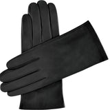 Black Leather Gloves Women Silk Lining - Made in Italy – Luxury Leather Gloves – Handmade in Italy – Fratelli Orsini® - 1