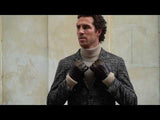 Classic Brown Leather Gloves Men - Touchscreen - Luxury Leather Gloves - Handmade in Italy - Fratelli Orsini 4